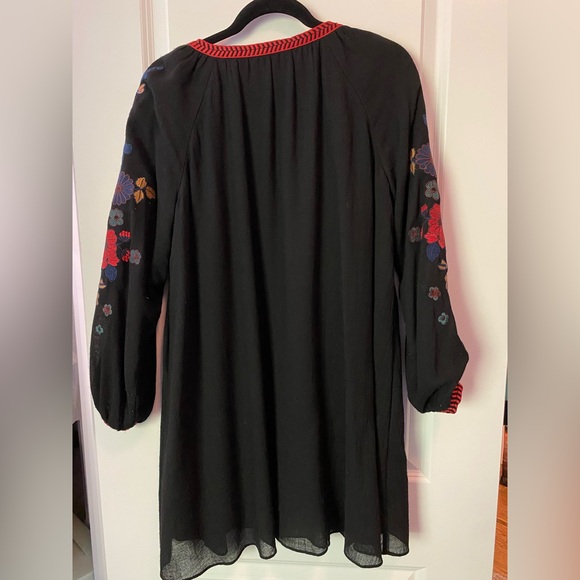 & Other Stories Embroidered Bishop Sleeve Dress Womens Size 8 - Picture 6 of 11